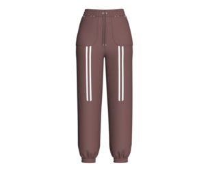 Girls Double Striped Joggers | Marvelous / Clo3d / obj / fbx
