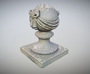 Stone Ball on Pillar