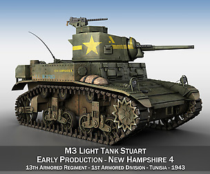 M3 Light Tank Stuart - New Hampshire 4