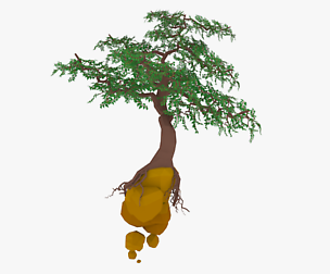Float Cartoon Tree