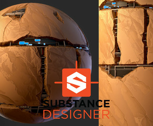 Stylized Sci-Fi Rock