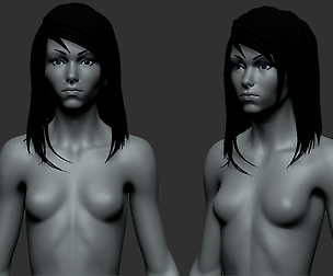 Female Teen Petite Athletic Sculpt and base mesh