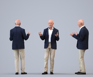 00391_James008 Senior Caucasian businessman presenting in office wearing autumn or spring attire