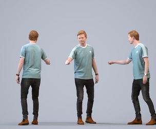00414_Wim008 Adult Caucasian man standing in public space wearing transitional seasonal clothing