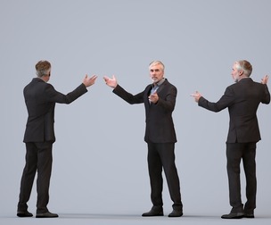 00441_Adler008 Adult Caucasian man presenting in office wearing autumn or spring business attire