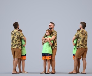 00449_Brady010 Teen Caucasian male bonding with friend in summer public setting