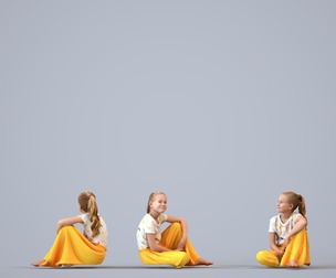 00459_Baily010 Teen Caucasian girl sitting casually in summer clothing for home visualization