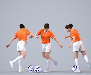 00468_Gloria005 Adult Caucasian woman running in sportswear for fitness visualization