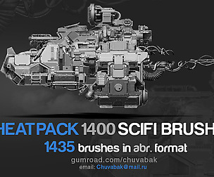 CHEATPACK 1400 SCIFI BRUSHES
