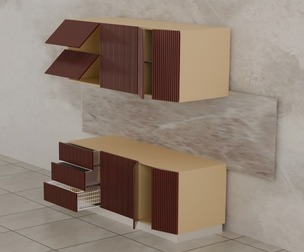 Kitchen Cabinet Front Set