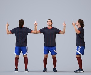 00497_Mateo007 Adult Caucasian male exercising in sports attire for fitness environments