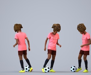 00498_Harper004 Adult Black woman exercising in athletic wear for fitness environments