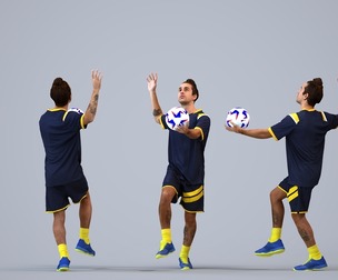 00523_Carlos003 Adult Caucasian man exercising in athletic wear for sports visualization