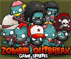 Zombie Outbreak - Game Sprites