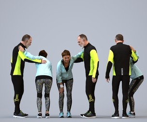 00544_Anthony001 Senior Caucasian adult exercising in athletic wear for transitional seasons