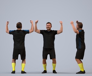00565_Omar009 Adult Middle Eastern man exercising in contemporary sports setting