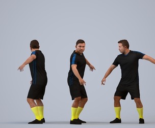 00565_Omar006 Adult Middle Eastern man exercising in athletic wear for sports environments