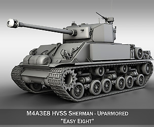 M4A3E8 HVSS Sherman - Uparmored