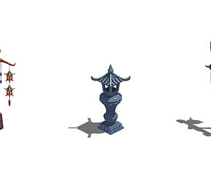 Ancient Chinese - street light