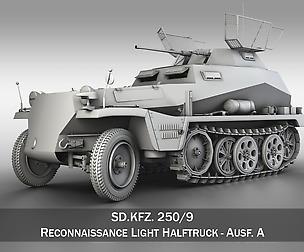 SD.KFZ 250/9 - Reconnaissance Halftruck