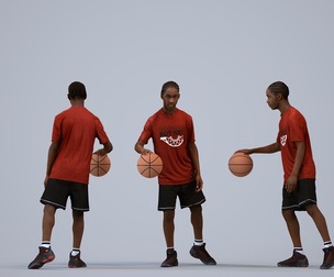 00587_Jimmy005 Teen Black male exercising in summer sportswear for fitness environments