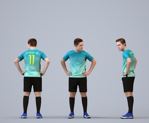 00588_Kyle005 Adult Caucasian man exercising in athletic wear for sports visualization