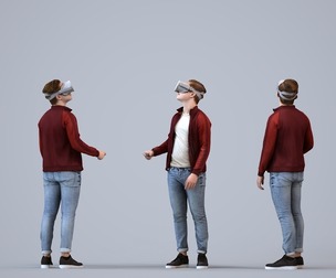 00594_Kyle011 Teen Caucasian male standing at home in autumn or spring attire