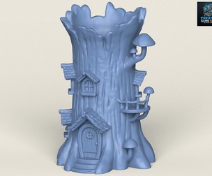 Wooden House Style Planter