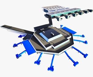 Bergen Airport, Flesland Terminal – Low-Poly 3D Model (Exterior Only)