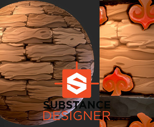 Stylized Wood and Pattern