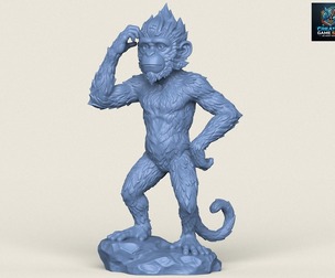 Thinking Monkey Statue