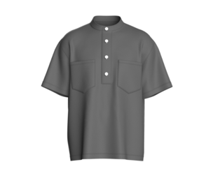 Men Overesized Dual-Pocket Shirt | Marvelous / Clo3d / obj / fbx
