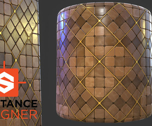 Stylized Marble Tile
