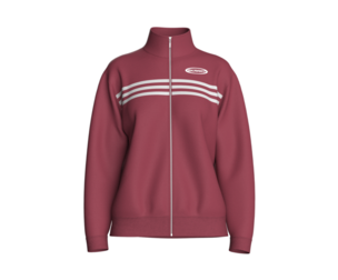 Girls Athletic High-Neck Jacket | Marvelous / Clo3d / obj / fbx