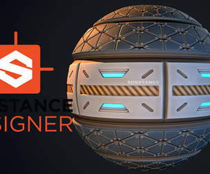 Stylized Sci-Fi Panel