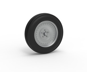 Front tractor wheel Version 3 Scale 1:25