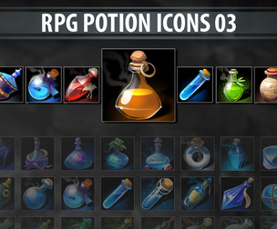 RPG Potion Icons 03