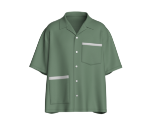 Men Oversized Pockets Shirt | Marvelous / Clo3d / obj / fbx