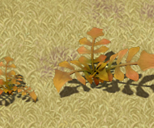 Cartoon version - wasteland vegetation