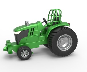 Fun short Pro Stock Pulling Tractor Version 3 Scale 1:25