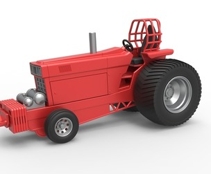 Pro Stock Pulling Tractor Version 1 Scale 1:25