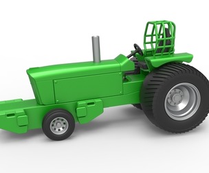 Pro Stock Pulling Tractor Version 2 Scale 1:25