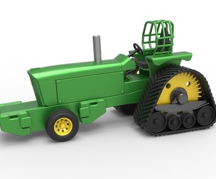 Pro Stock Pulling Tractor Version 3 Scale 1:25