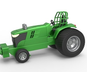 Pro Stock Pulling Tractor Version 4 Scale 1:25