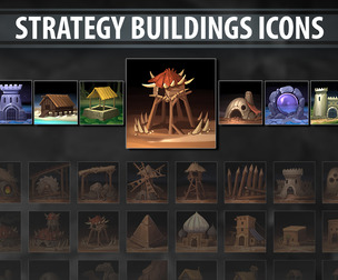 Strategy Buildings Icons