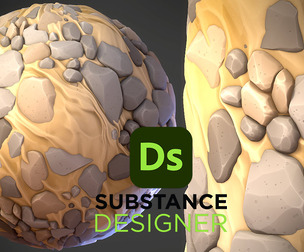 Stylized Rocky Sand