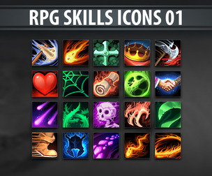RPG Skills Icons 01