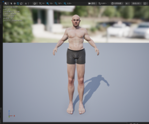 Long Legged Humanoid Monster Creature UE Project Included