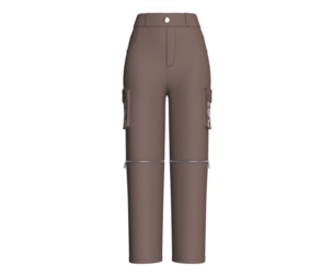 Girls Zip-Off Utility Cargo Pant | Marvelous / Clo3d / obj / fbx