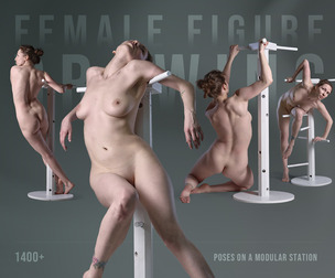 Female Figure Drawing: 1400+ Poses on a Modular Station